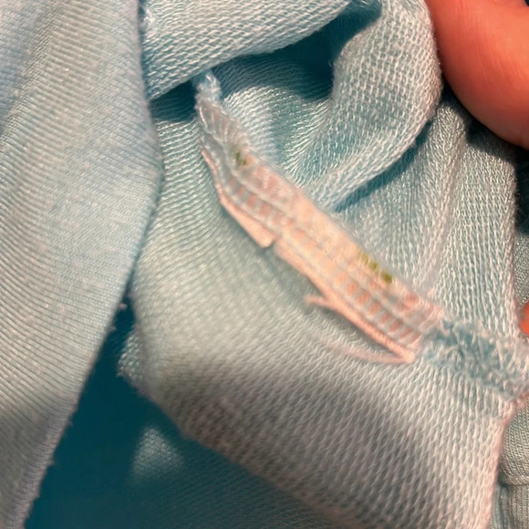 Lilly Pulitzer Blue Ibiza Luxletics Cassi Popover top size small - Picture 12 of 16